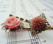 Image of Vintage Bobby Pins {Bella Rose}