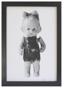 Image of Lily (Girl No.1) Black Mini-Print