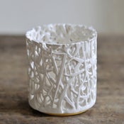 Image of Tangled Web Medium T-Light Holder (GOLD)