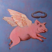 Image of "Self Portrait #13" 16x16 in - Canvas Print - Michael Krynski