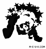 Image of M-E-Y-K {Super-Star-Jesus Stencil}