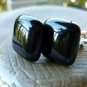 Image of black cufflinks