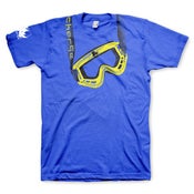 Image of Charge clothing "Goggles" Blue Organic T-Shirt
