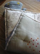 Image of plaid bébé fleurs [VENDU]