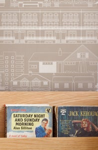 Image of Do You Live in a Town? Wallpaper - Milk Chocolate