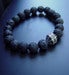 Image of Black diamond & lava bracelet