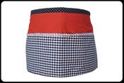 Image of Black & White Gingham with Daisies