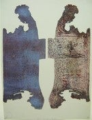 Image of Danielle Lange "Broad St, 2009" Rusted Metal Intaglio Etching - 15x20
