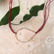 Image of Asymmetrical Tear On SIlk - 14k Gold Fill