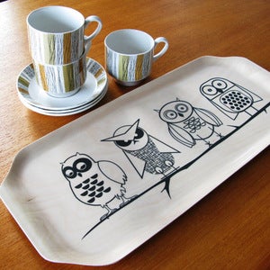 Image of Birchwood tray {Night Owls}