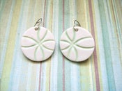 Image of Ribbons Porcelain Earrings in Seafoam