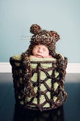 Image of Chocolate Swirl Teddy Bear Hat