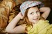Image of "Mia" Fun Floral Girl's Ivy Cap Hat