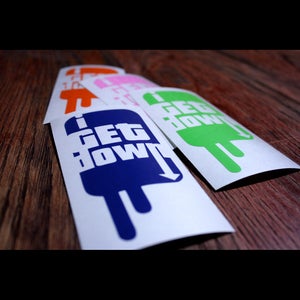 Image of I Get Down Decal