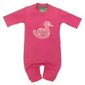 Image of duckling applique playsuit, by Little Green Radicals