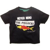 Image of 'never mind the pollocks' t-shirt