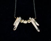 Image of Pyrite Crystal Necklace No. 1