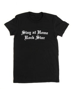 Image of Stay at Home Rock Star™ Tee in Black