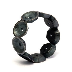 Image of Sequin Ring - Oxidised