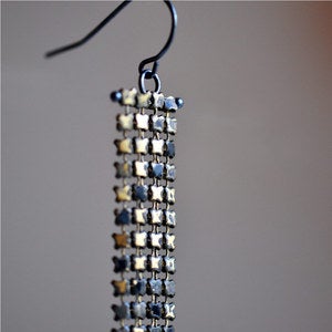 Slim Mesh Earrings - Rustic Luxe Series