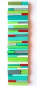 Image of Modern Wood Wall Sculpture - Puzzled no4