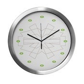 Image of asterisk green wall clock