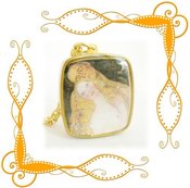 Image of Klimt Miniature Music Box Pendant ~ Fur Elise