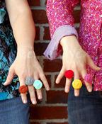 Image of The Brittany Rosette Statement Ring {Choose Your Color}