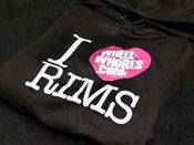 Image of Wheel Whores - I <3 Rims Hoodie