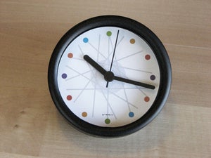 Image of haywire multi-color desk clock