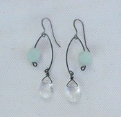 Image of Fishing Lure~ Clear Teardrop & Amazonite