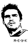 Image of M-E-Y-K street art kit  {custom portrait stencil}