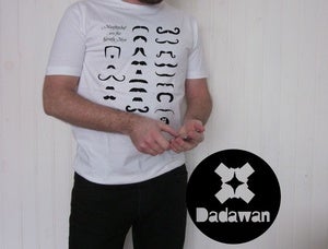 Image of T-shirt Moustaches are for Gentle Men  