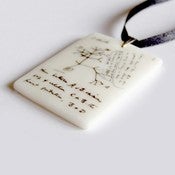 Image of I Think - Charles Darwin Bicentenery Pendant