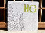 Image of Letterpress Workshop - 2-color Monogram Coasters