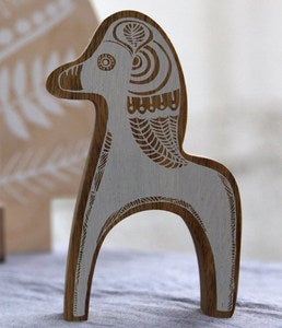 Image of Wooden Decorative Horse