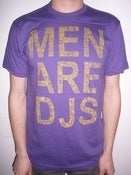 Image of MEN ARE DJS tee (purple)