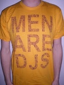 Image of MEN ARE DJS tee (yellow)