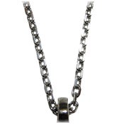 Image of 18" Stainless Steel Diamond-Cut Medium Cable Chain