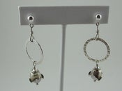 Image of Ring and Rose Earrings