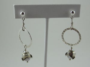 Image of Ring and Rose Earrings