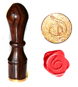 Image of Stamper072 - Initial Letter D Wax Seal Stamper