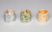 Image of impressed tealight holders