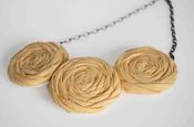 Image of The Iona Rosette Statement Necklace {Choose Your Color}
