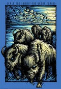 Image of "The Great Plains" Bison Poster (ROLLED)