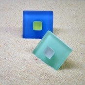 Image of Beach Glass Cabinet Knob Furniture Pull