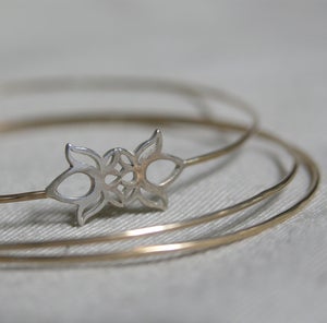 Image of lotus bangles