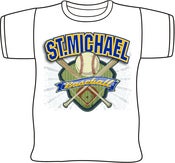 Image of STM-15 St. Michael Baseball Tee