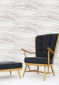 Image of Whitby Wallpaper - Stone