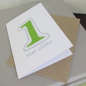 Image of '1 Year Older' card